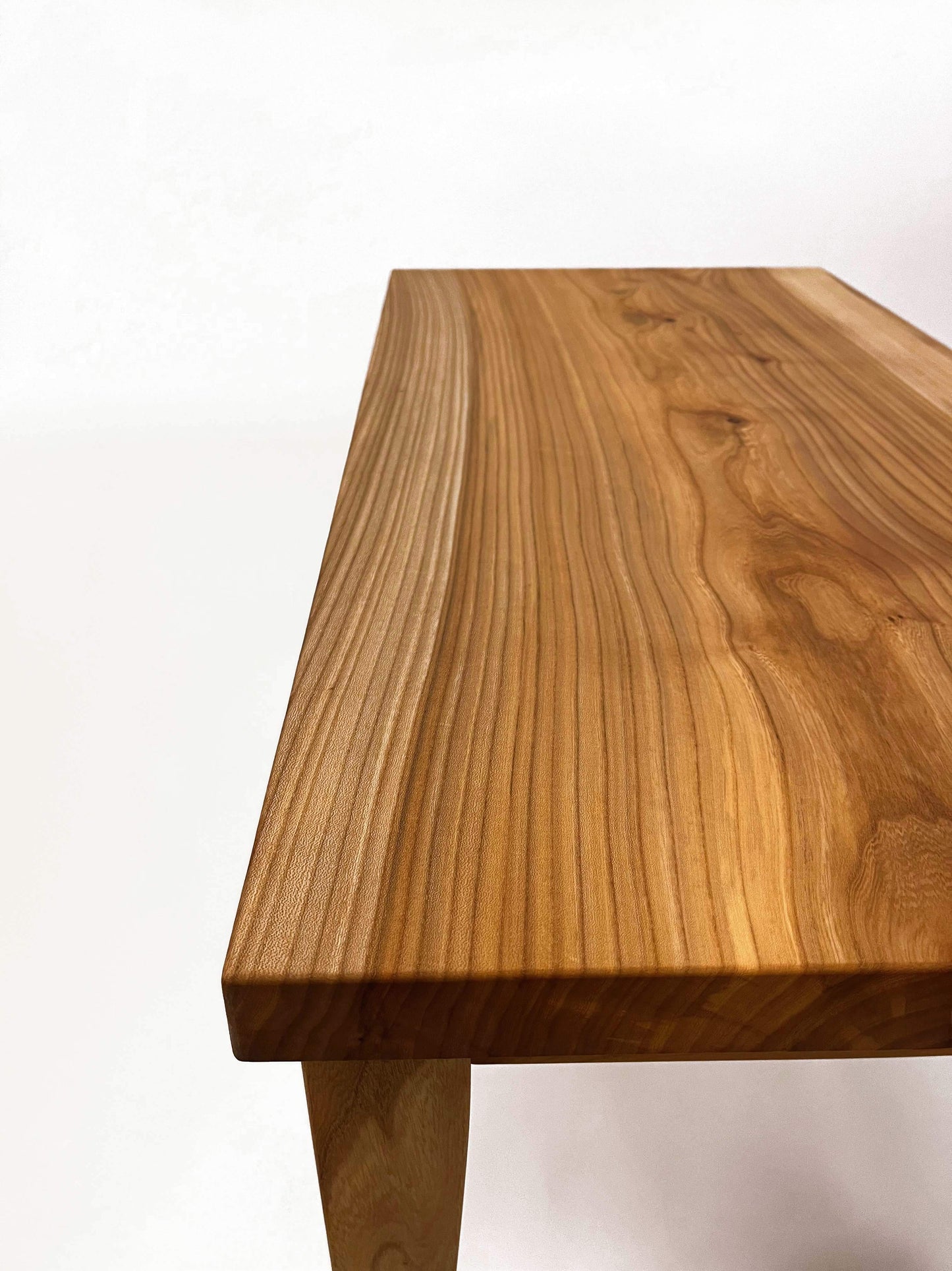 Iepenhouten boomstam koffietafel