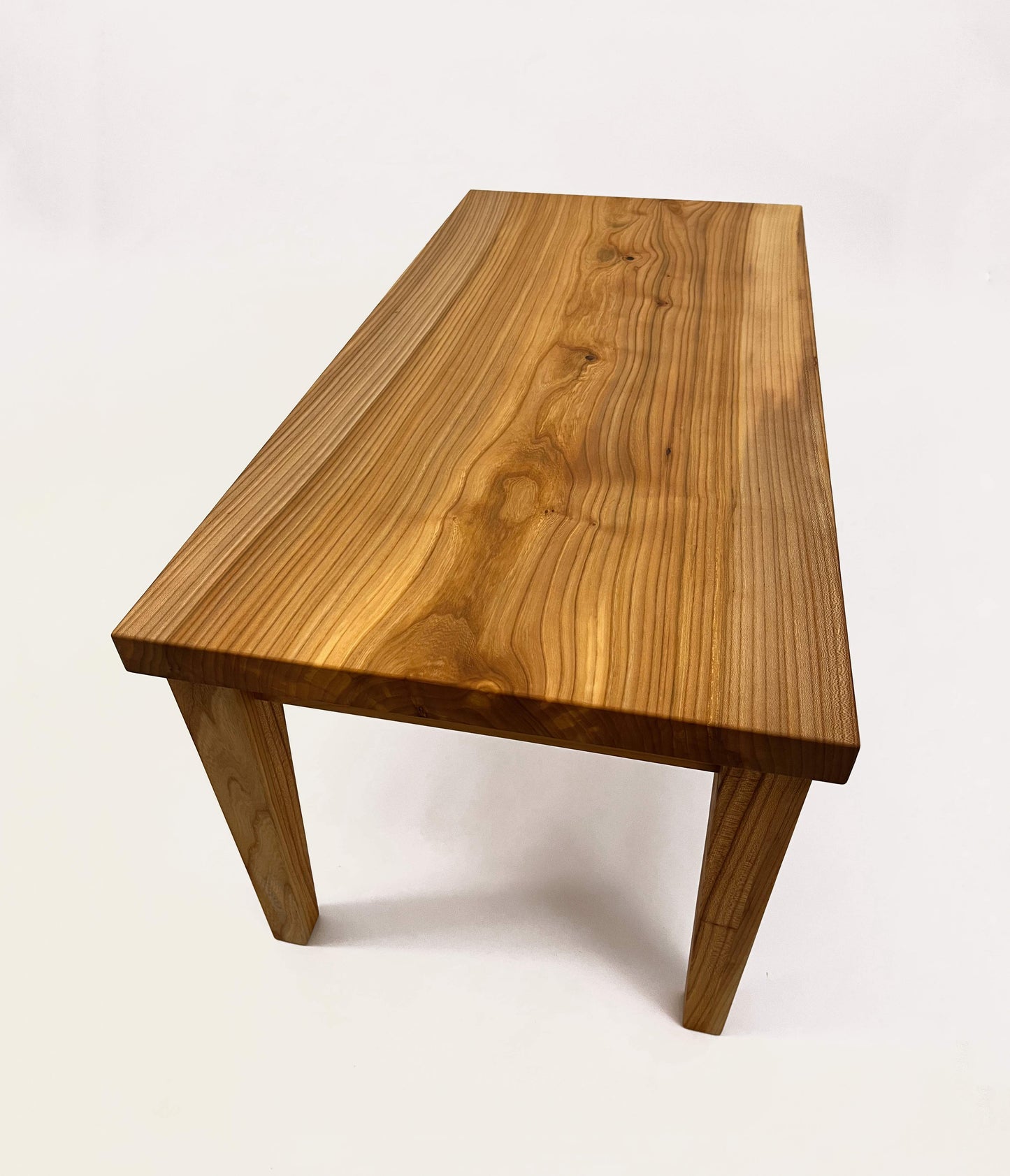Iepenhouten boomstam koffietafel