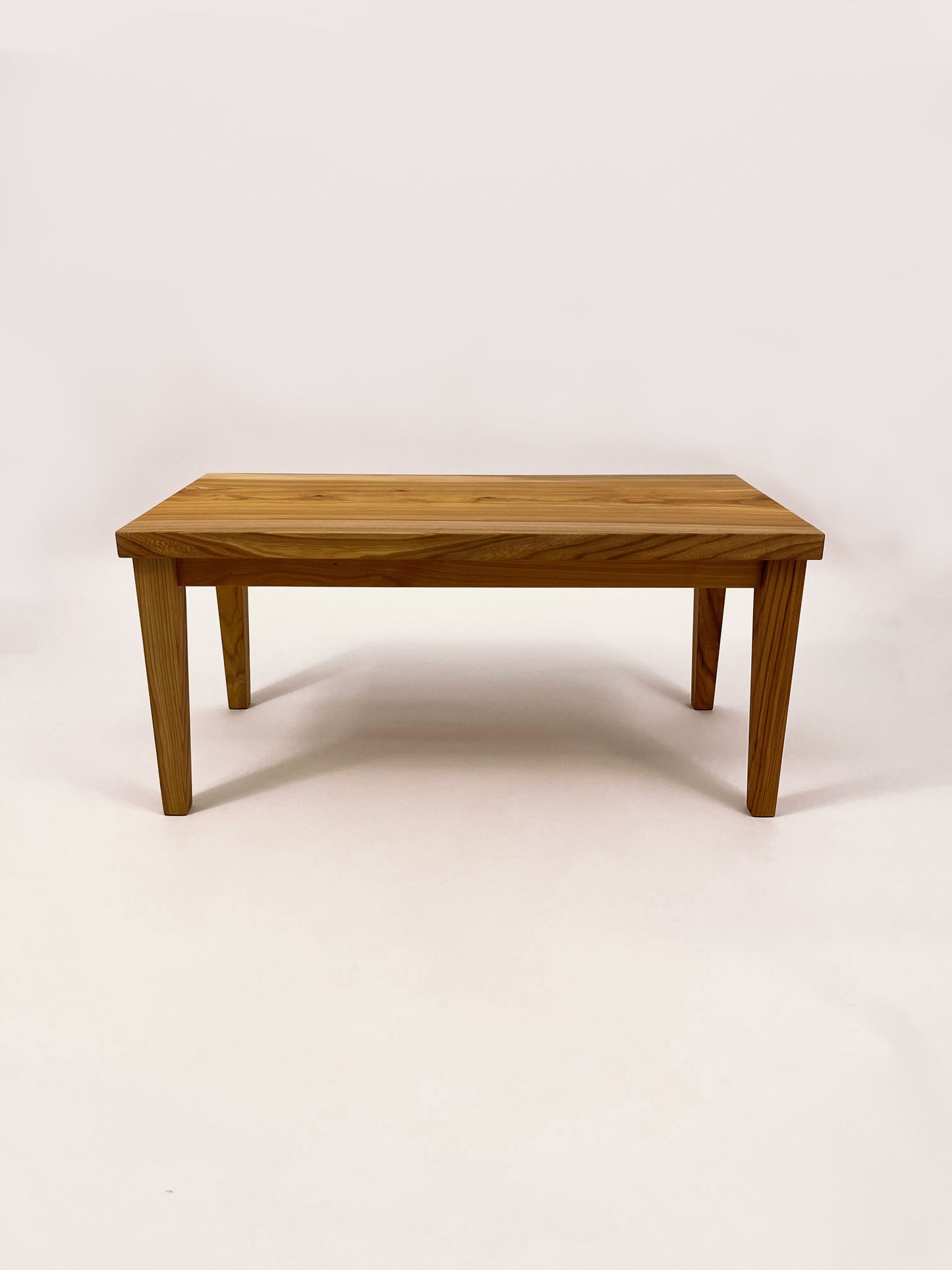 Iepenhouten boomstam koffietafel