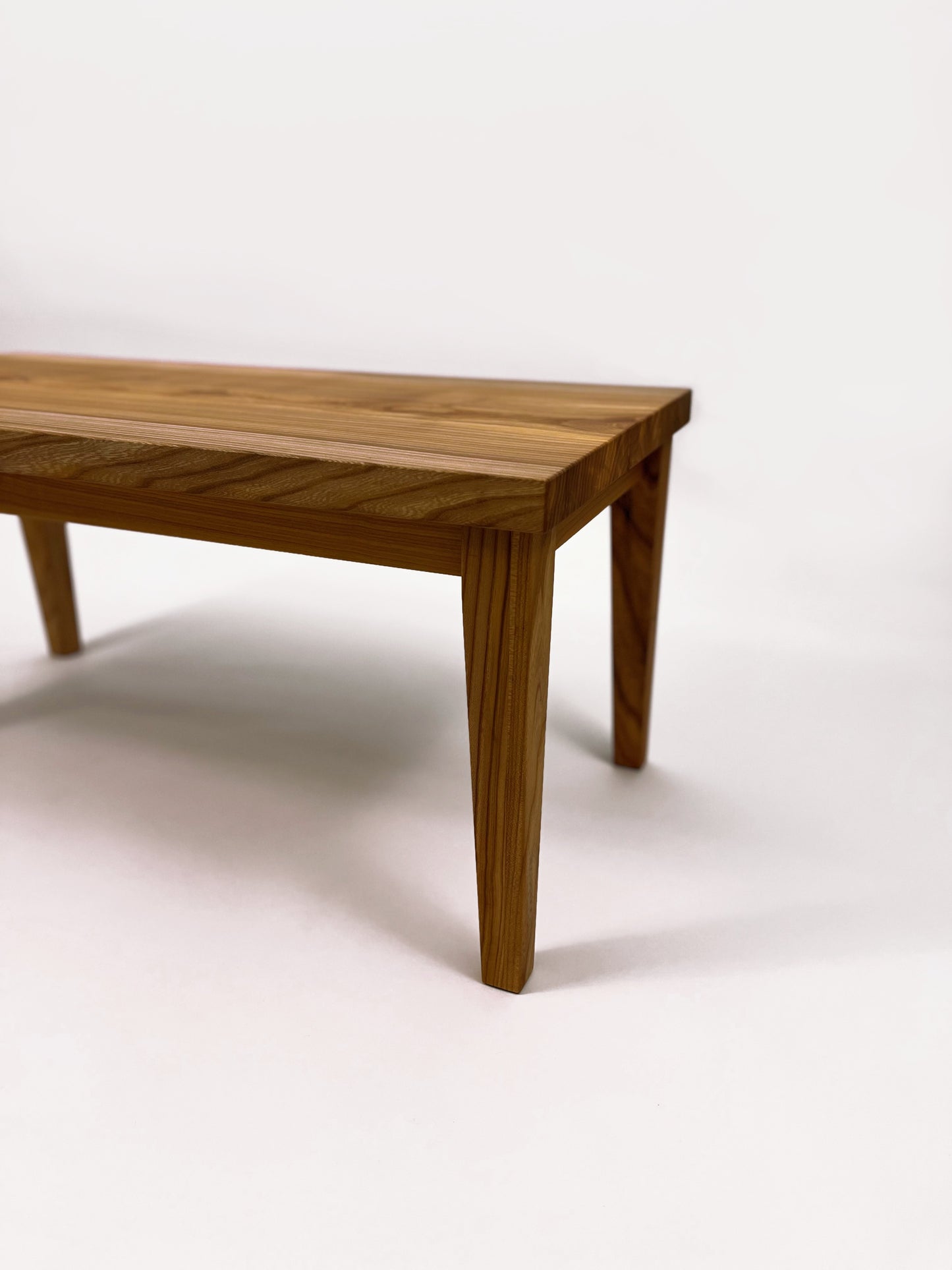 Iepenhouten boomstam koffietafel