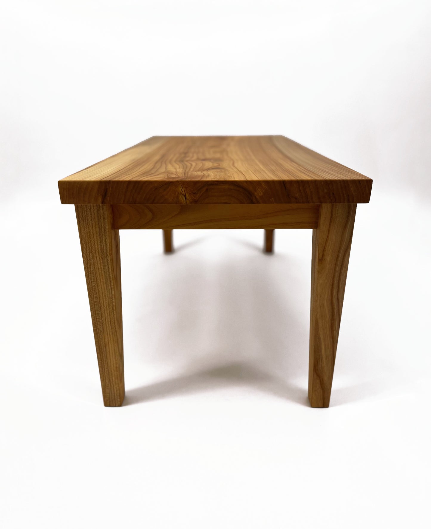 Iepenhouten boomstam koffietafel